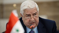 Министр иностранных дел Сирии Валид Муаллем. Архивное фото Министр иностранных дел Сирии Валид Муаллем. Архивное фото