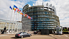 Здание Европейского парламента в Страсбурге. Архивное фото Здание Европейского парламента в Страсбурге. Архивное фото