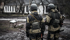 Ополченец Донецкой народной республики. Архивное фото Ополченец Донецкой народной республики. Архивное фото