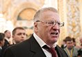 Лидер ЛДПР Владимир Жириновский перед началом ежегодного послания президента РФ Владимира Путина Федеральному Собранию в Кремле Лидер ЛДПР Владимир Жириновский перед началом ежегодного послания президента РФ Владимира Путина Федеральному Собранию в Кремле