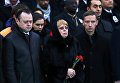 Жена Марина Карлова на панихиде по погибшему послу России Андрею Карлову в Турции Жена Марина Карлова на панихиде по погибшему послу России Андрею Карлову в Турции