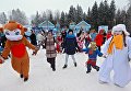 Участники праздничных мероприятий в Истринском районе Московской области, приуроченных к доставке главной новогодней ели в Московский Кремль Участники праздничных мероприятий в Истринском районе Московской области, приуроченных к доставке главной новогодней ели в Московский Кремль