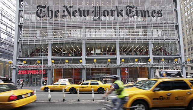Здание редакции газеты New York Times в Нью-Йорке. Архивное фото