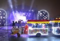 Дети катаются на аттракционе в Грозном Дети катаются на аттракционе в Грозном