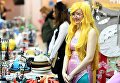 Участница аниме-фестиваля AniMatrix во Дворце культуры и техники МАИ в Москве Участница аниме-фестиваля AniMatrix во Дворце культуры и техники МАИ в Москве