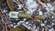 The situation after shelling Kominternovo Donetsk region.  archival photo