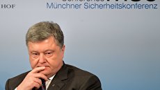 Президент Украины Петр Порошенко на 53-й Мюнхенской конференции по безопасности Президент Украины Петр Порошенко на 53-й Мюнхенской конференции по безопасности