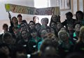 Зрители на конкурсе красоты среди осужденных Мисс весна - 2017 в колонии общего режима для женщин ИК-10 УФСИН России по Приморскому краю Зрители на конкурсе красоты среди осужденных Мисс весна - 2017 в колонии общего режима для женщин ИК-10 УФСИН России по Приморскому краю