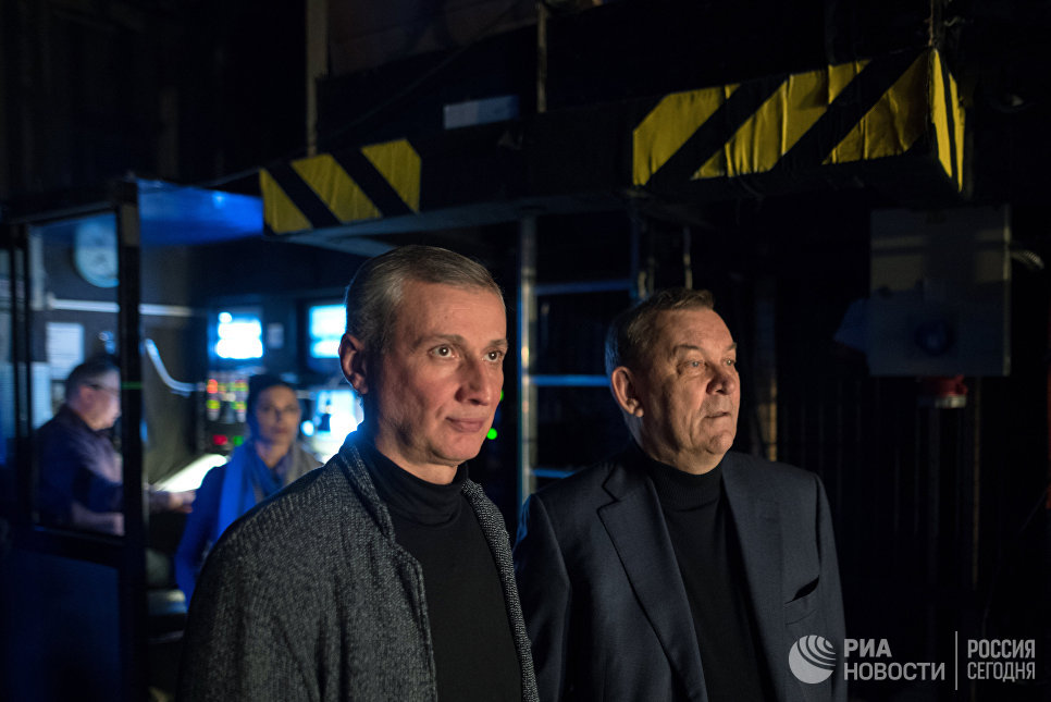 Директор Государственного академического Большого театра России Владимир Урин и руководитель балетной труппы Большого театра Махар Вазиев Директор Государственного академического Большого театра России Владимир Урин и руководитель балетной труппы Большого театра Махар Вазиев