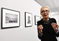Директор Мультимедиа Арт Музея Ольга Свиблова на открытии фотовыставки Евгений Халдей. Ретроспектива Директор Мультимедиа Арт Музея Ольга Свиблова на открытии фотовыставки Евгений Халдей. Ретроспектива