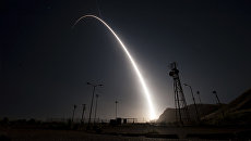 Испытания межконтинентальной баллистической ракеты Minuteman III. Апрель 2017. Архивное фото Испытания межконтинентальной баллистической ракеты Minuteman III. Апрель 2017. Архивное фото