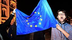 Протесты против новой системы образования в Венгрии. 12 апреля 2017 года Протесты против новой системы образования в Венгрии. 12 апреля 2017 года