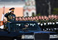 Министр обороны РФ Сергей Шойгу на генеральной репетиции военного парада в Москве, 7 мая 2017 Министр обороны РФ Сергей Шойгу на генеральной репетиции военного парада в Москве, 7 мая 2017