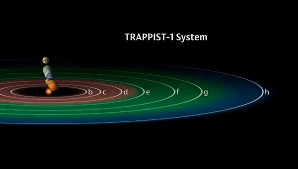 Синхронизированное вращение семи планет системы TRAPPIST-1 Синхронизированное вращение семи планет системы TRAPPIST-1