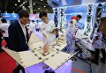 Конструктор программируемого квадрокоптера Клевер 2.0 на X международной выставке вертолетной индустрии HeliRussia в Международном выставочном центре Крокус Экспо в Москве Конструктор программируемого квадрокоптера Клевер 2.0 на X международной выставке вертолетной индустрии HeliRussia в Международном выставочном центре Крокус Экспо в Москве