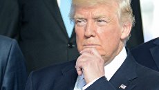 Президент США Дональд Трамп на саммите НАТО в Брюсселе. Архивное фото Президент США Дональд Трамп на саммите НАТО в Брюсселе. Архивное фото