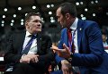 Генеральный директор государственной корпорации по атомной энергии Росатом Алексей Лихачев (слева) и глава Чувашской Республики Михаил Игнатьев перед началом пленарного заседания Санкт-Петербургского международного экономического форума 2017 Генеральный директор государственной корпорации по атомной энергии Росатом Алексей Лихачев (слева) и глава Чувашской Республики Михаил Игнатьев перед началом пленарного заседания Санкт-Петербургского международного экономического форума 2017