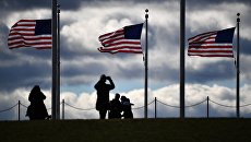 Флаг США. Архивное фото Флаг США. Архивное фото