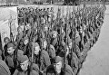 Мобилизация. Колонны бойцов движутся на фронт. Москва, 23 июня 1941 года Мобилизация. Колонны бойцов движутся на фронт. Москва, 23 июня 1941 года