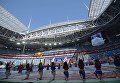 Артисты на церемонии открытия Кубка конфедераций-2017 в Санкт-Петербурге. 17 июня 2017 Артисты на церемонии открытия Кубка конфедераций-2017 в Санкт-Петербурге. 17 июня 2017