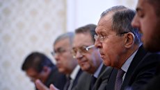 Встреча главы МИД РФ Сергея Лаврова с лидером сирийского оппозиционного движения Ахмедом аль-Джарбой. 22 июня 2017 Встреча главы МИД РФ Сергея Лаврова с лидером сирийского оппозиционного движения Ахмедом аль-Джарбой. 22 июня 2017