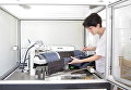 Испытания на стойкость к порезу цепной пилой Испытания на стойкость к порезу цепной пилой