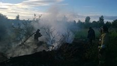 Пожар в Братске Пожар в Братске