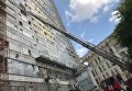 Пожар на улице Новый Арбат в Москве. 18 июля 2017 Пожар на улице Новый Арбат в Москве. 18 июля 2017