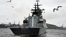 Новый корвет проекта 20380 Совершенный в акватории Владивостока. 18 июля 2017 Новый корвет проекта 20380 Совершенный в акватории Владивостока. 18 июля 2017