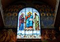 Витраж Морского Никольского собора в Кронштадте Витраж Морского Никольского собора в Кронштадте