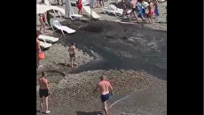 Авария на пляже в Сочи Авария на пляже в Сочи