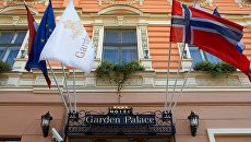 Отель Garden Palace в Старой Риге. Архивное фото Отель Garden Palace в Старой Риге. Архивное фото