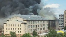 В Смоленске горит швейная фабрика В Смоленске горит швейная фабрика
