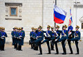 Военнослужащие Президентского полка во время развода конного караула, в рамках подготовки к фестивалю Спасская башня Военнослужащие Президентского полка во время развода конного караула, в рамках подготовки к фестивалю Спасская башня