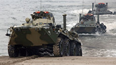 БТР-82А во время учений на полигоне Хмелевка в Калининградской области. Архивное фото БТР-82А во время учений на полигоне Хмелевка в Калининградской области. Архивное фото