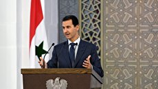 Президент Сирии Башар Асад на съезде дипломатов в Дамаске. 20 августа 2017 Президент Сирии Башар Асад на съезде дипломатов в Дамаске. 20 августа 2017