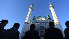 Празднование Курбан-Байрама в Казани. Архивное фото Празднование Курбан-Байрама в Казани. Архивное фото