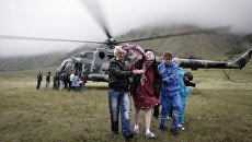 Эвакуация местных жителей и туристов из района схода селя в Республике Кабардино-Балкария. 1 сентября 2017 Эвакуация местных жителей и туристов из района схода селя в Республике Кабардино-Балкария. 1 сентября 2017
