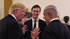 Встреча Дональда Трампа с Биньямином Нетаньяху. Архивное фото Встреча Дональда Трампа с Биньямином Нетаньяху. Архивное фото