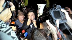 Михаил Саакашвили у пункта пропуска Шегени на украинско-польской границе. 10 сентября 2017 Михаил Саакашвили у пункта пропуска Шегени на украинско-польской границе. 10 сентября 2017