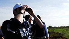 Наблюдатели ОБСЕ в Донецкой области. Архивное фото Наблюдатели ОБСЕ в Донецкой области. Архивное фото