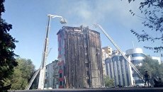 Сгоревшее здание в Ростове-на-Дону. 21 сентября 2017 Сгоревшее здание в Ростове-на-Дону. 21 сентября 2017
