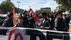 Шествие против трудовой реформы в Париже. 21 сентября 2017 Шествие против трудовой реформы в Париже. 21 сентября 2017
