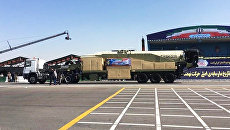 Баллистическая ракета Khorramshahr во время парада в Тегеране, Иран. 22 сентября 2017 Баллистическая ракета Khorramshahr во время парада в Тегеране, Иран. 22 сентября 2017
