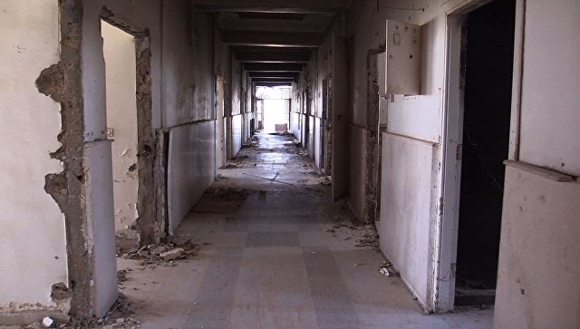 Разрушенные этажи государственной больницы имени Асада. Архивное фото