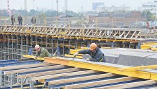 Строительство участка Северо-Восточной хорды от шоссе Энтузиастов до МКАД в Москве. 2 октября 2017 Строительство участка Северо-Восточной хорды от шоссе Энтузиастов до МКАД в Москве. 2 октября 2017