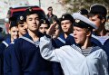 Участники гражданско-патриотической акции День призывника во Владивостоке. 4 октября 2017 Участники гражданско-патриотической акции День призывника во Владивостоке. 4 октября 2017