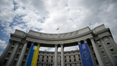 Здание МИД Украины. Архивное фото Здание МИД Украины. Архивное фото