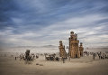 Инсталляции The Black Rock Lighthouse Service на фестивале Burning Man в Неваде, США Инсталляции The Black Rock Lighthouse Service на фестивале Burning Man в Неваде, США