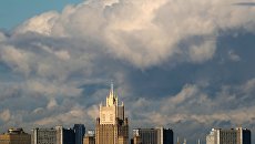 Здание министерства иностранных дел РФ в Москве. Архивное фото Здание министерства иностранных дел РФ в Москве. Архивное фото